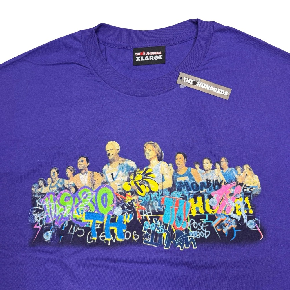 The Hundreds - Homage to U2's 1989-1990 Lovetown Tour running purple‎ shirt